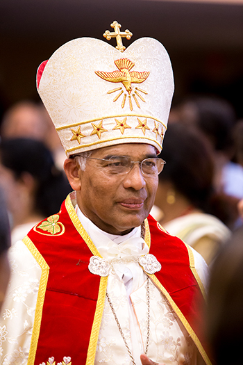 Mar Mathew Moolakatt of the Archdiocese of Kottayam, India was on hand May 31 for the dedication of a new Syro-Malabar parish, St. Jude Knanaya in Fort Lauderdale.