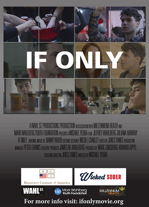 Poster for the anti-drug film "If Only," being promoted for archdiocesan schools.