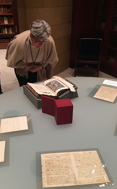 Nativity School teacher Lynne Moore takes a closer look at primary source documents from American colonial times, including some of George Washington's. In Oct. 2016 Moore was invited to the George Washington Teacher Institute for a hands-on residency program that looked into the life and teachings of George Washington.