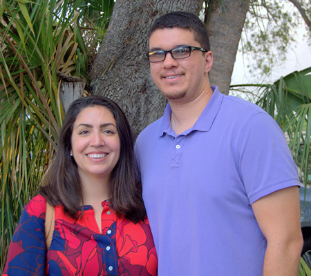 James and Elizabeth Richards looked forward to using the tools they learned during the Marriage Summit at St. Brendan High School in Miami.