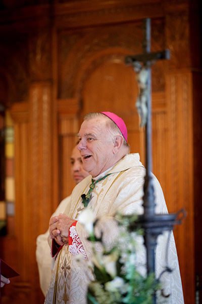 Archbishop Thomas Wenski celebrates the closing Mass for the Miami Archdiocesan Council of Catholic Women's at Our Lady of Mercy Church in Deerfield Beach. The annual convention was held at the end of April.