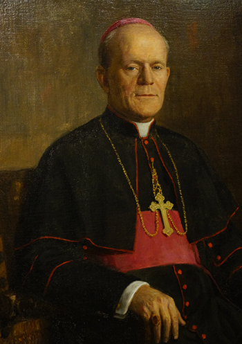 Portrait of Archbishop Joseph P. Hurley of St. Augustine, who led the diocese, and was instrumental in building the Church in Florida, from 1940 until his death in 1967.