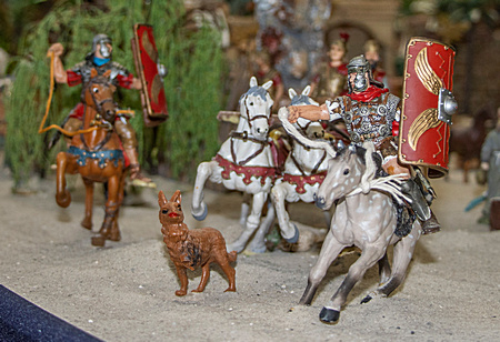 The Nativity at Gesu Church in Miami features 1500 figurines and took close to  50 working hours to assemble.
