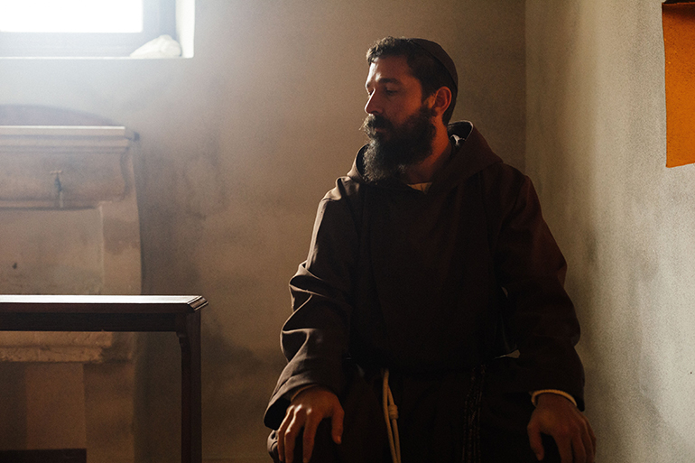 Shia LaBeouf stars in the new drama "Padre Pio.” The OSV News classification is A-III -- adults. The Motion Picture Association rating is R -- restricted. Under 17 requires accompanying parent or adult guardian.(OSV News photo/Gravitas Ventures)