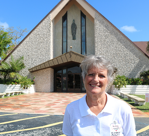 Carol Foster's "bad decision" and an experience during a pilgrimage to the Holy Land led her to establish BLESS Ministry for Life at St. Ambrose Parish in Deerfield Beach. The ministry is an active prolife program growing with membership and events.