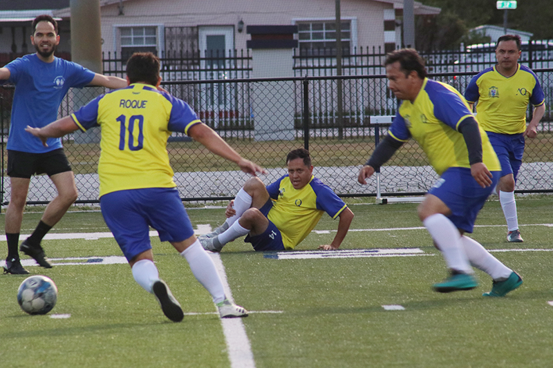 In the first edition of the Clericus Cup International, played April 23, 2024, on the soccer field at St. Thomas University in Miami Gardens. The priests from Miami faced the priests from Quito, Ecuador. The final score was 3 - 2 in favor of Miami. (ROCIO GRANADOS | LVC)