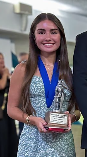 Stephanie Embil, Silver Knight winner in World Languages for Archbishop Coleman Carroll High School, Miami.