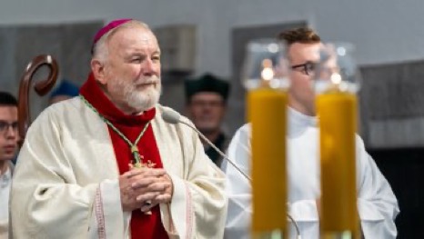 "Archbishop Thomas Wenski celebrated Mass and preached at John Paul II Catholic University of Lublin, Poland, on the Solemnity of the Sacred Heart, Friday, June 7, 2024.