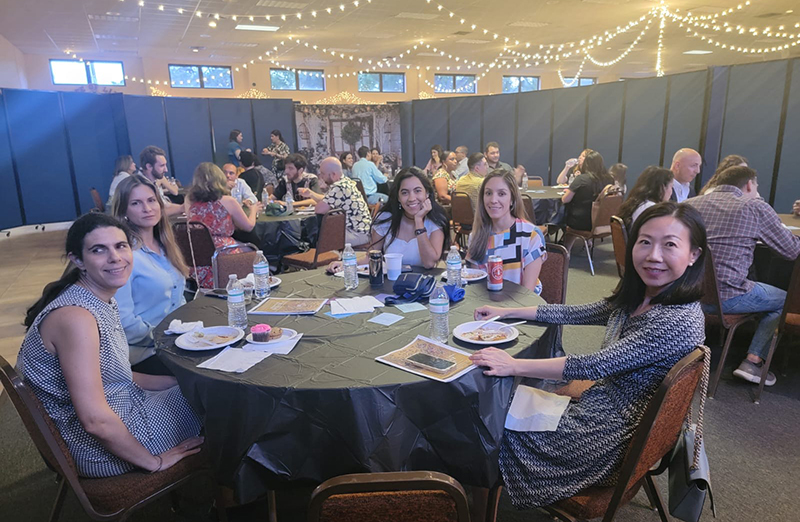 Singles Ministry participants gathered at St. Bonaventure Parish in Davie for their monthly meeting May 18, 2024. The ministry for singles aged 25- 55 focuses on fellowship and personal formation.