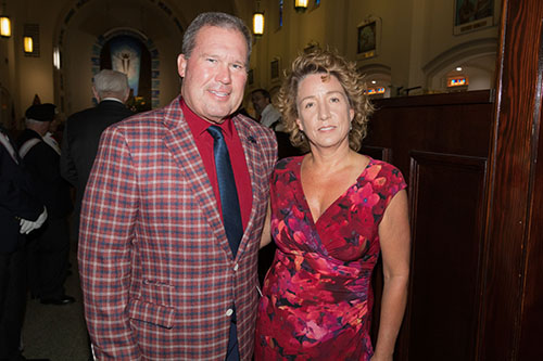 David A. Armstrong, J.D., president of St. Thomas University in Miami, and his wife, Leslie, attended the 32nd annual Red Mass, Reception and Dinner hosted by the St. Thomas More Society of South Florida, in Broward County.