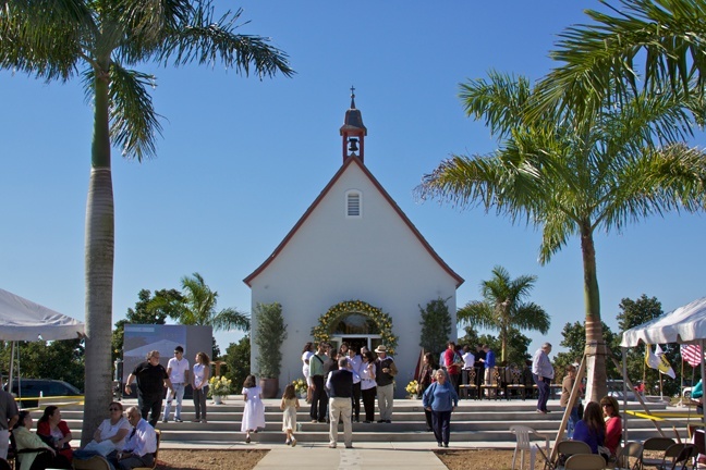 Vista del nuevo Santuario de Schoenstatt localizado en el area de Homestead.