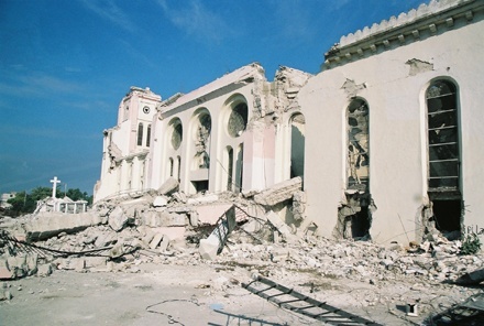 The cathedral in Port-au-Prince was severely damaged in the Jan. 12, 2010 earthquake.