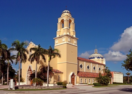 St. Mary Cathedral is the site for Archbishop Thomas Wenski's installation ceremony because it is there that the archbishop's "cathedra" or chair, a symbol of his teaching office, is located. "Cathedra" is the root of the word "cathedral."