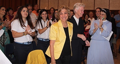 During the groundbreaking ceremony, those in attendance gave former Director of Institutional Advancement Silvia Bravo Camaraza a standing ovation for her efforts. Camaraza initiated the building plans 17 years ago.