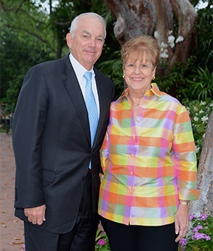 Joe and Suzy Lacher pose for a photo at the archdiocesan gala kick-off event.