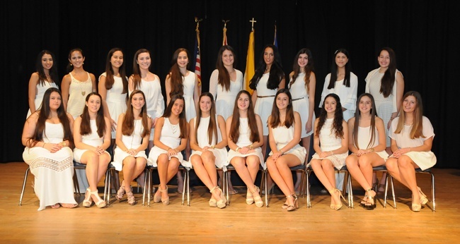 Our Lady of Lourdes Academy welcomes their 2014 inductees of Bernadette Scholars.