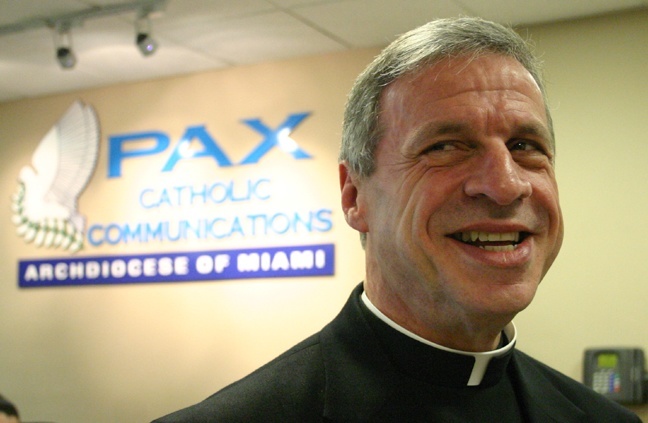 On Nov. 4, 2009, Msgr. Pablo Navarro was appointed president of Pax Catholic Communications, the archdiocesan entity that oversees Radio Paz.  The press conference announcing the appointment took place Nov. 19.