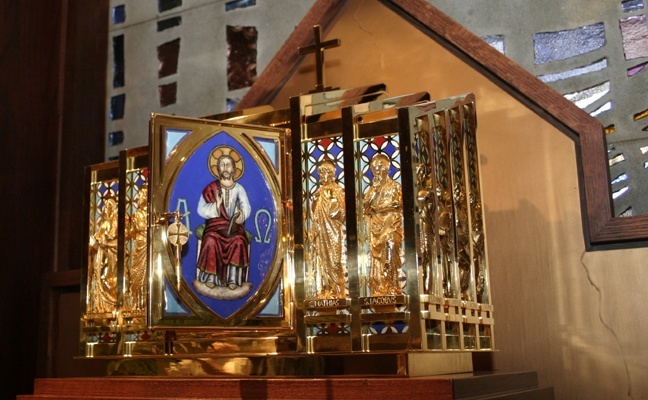 St. Martha Parish in Miami Shores located its tabernacle behind the main altar after a renovation in 2007.