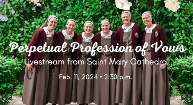 ADOM :: Livestream: Rite of Perpetual Profession of Vows