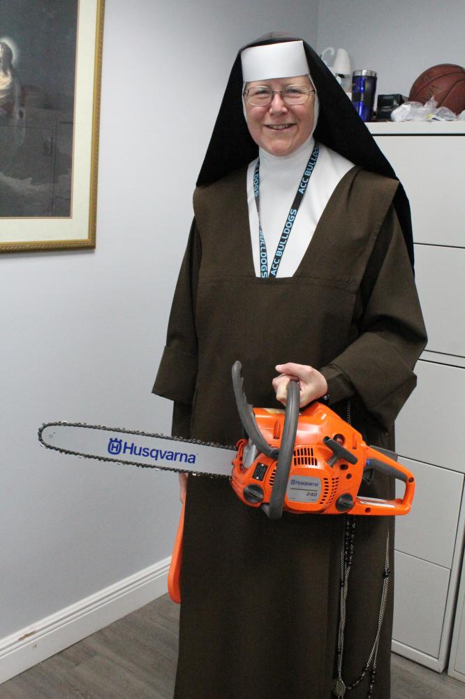 ADOM :: A day in the life of the ‘chainsaw nun’