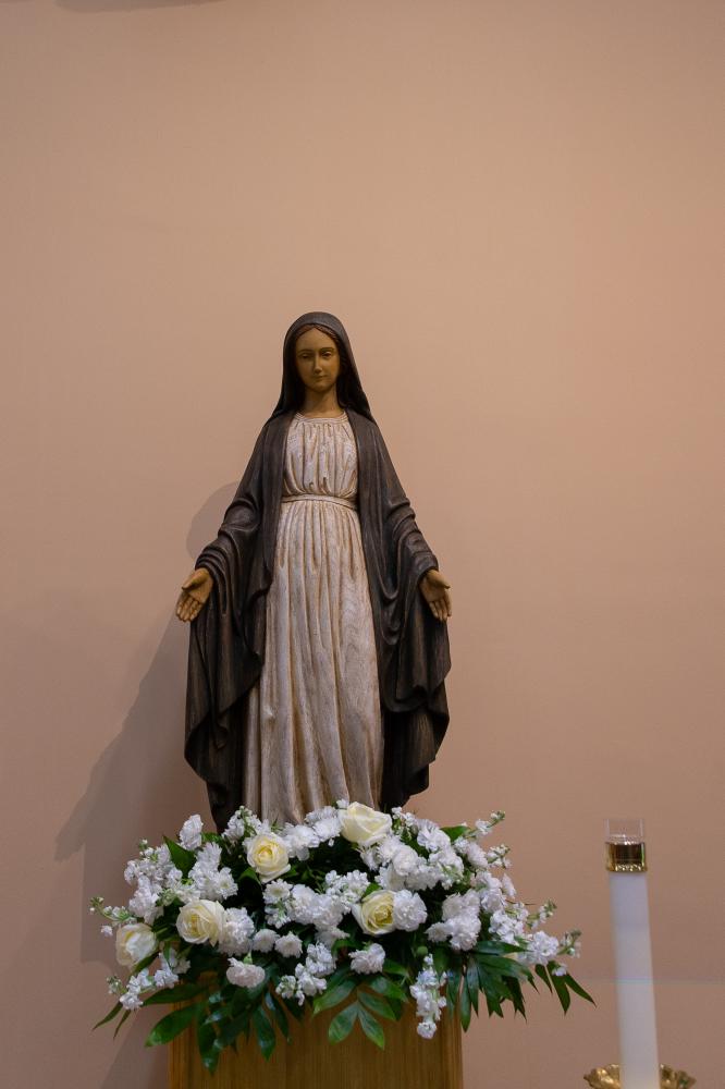 ADOM :: St. Kieran dedicates new Marian statue