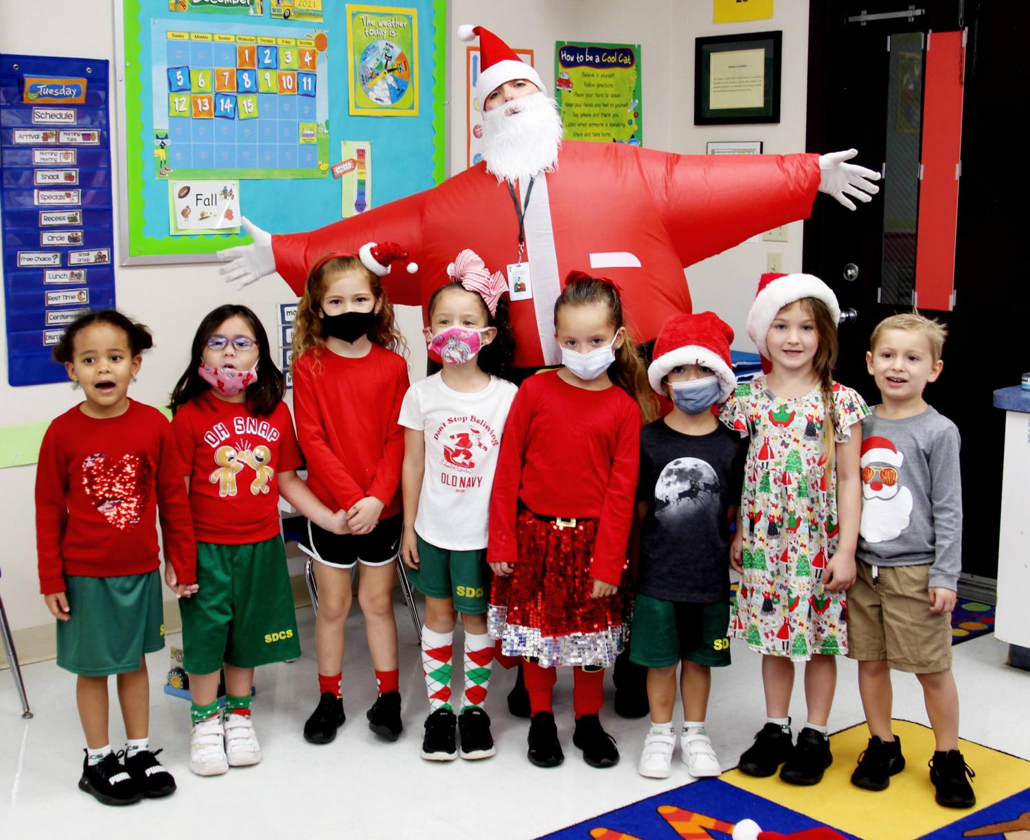 ADOM :: Christmas costumes at St. David School